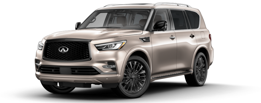 Infiniti QX80 in Champagne Quartz