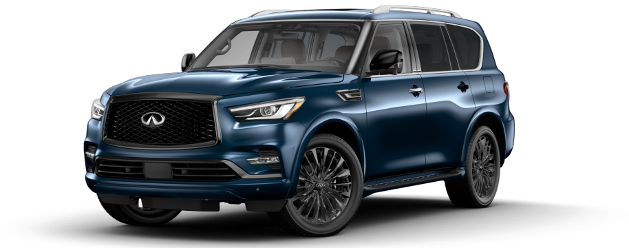 Infiniti QX80 in Hermose Blue