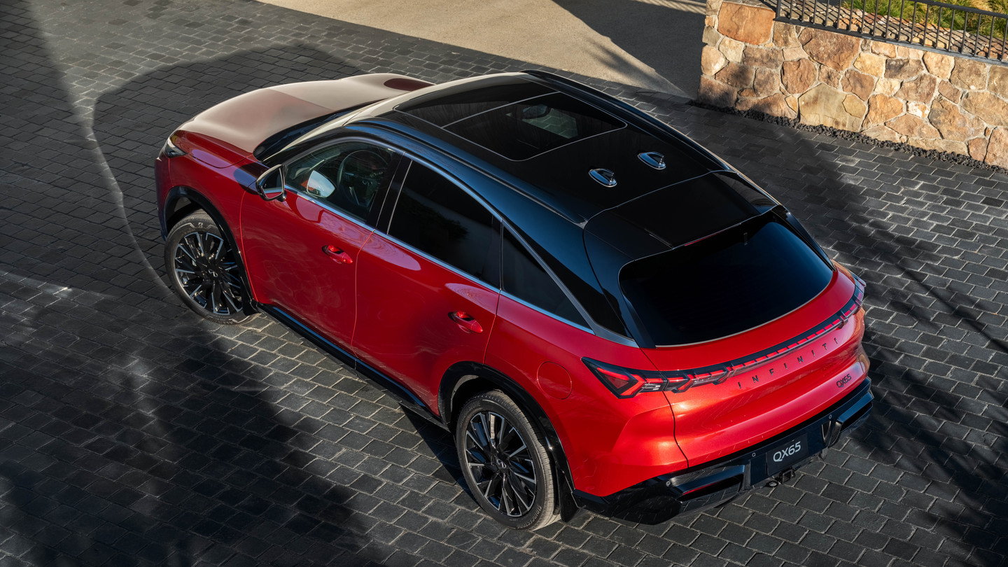 White 2027 INFINITI QX65 Exterior