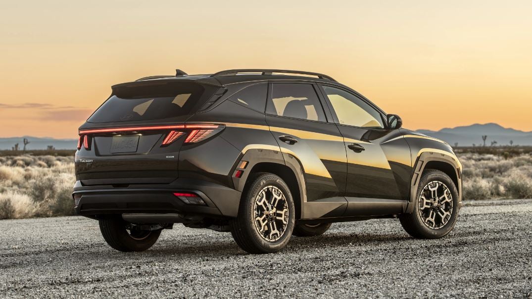 black Tucson exterior shot