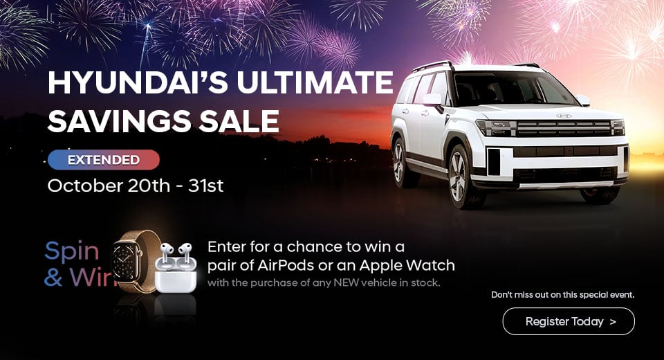 Hyundai Sunday Ultimate Savings Event
