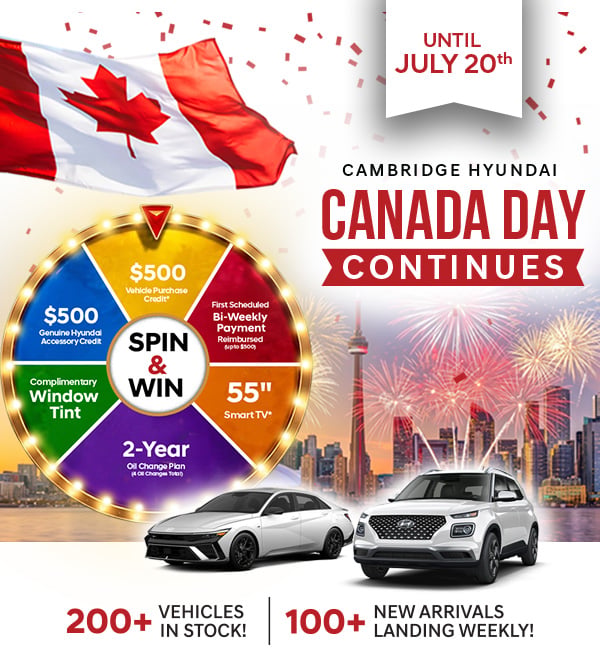 Canada day Spin to Win
