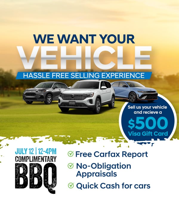 We want your vehicle