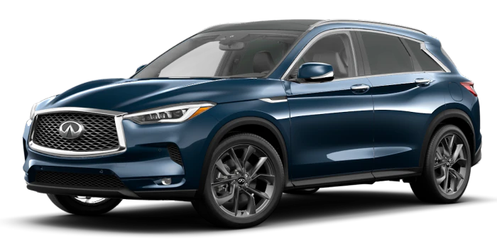 Infiniti QX50 in Hermosa Blue