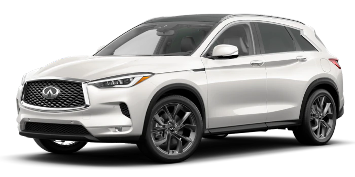 Infiniti QX50 in Majestic White