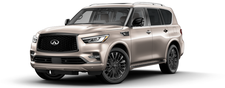 Infiniti QX80 in Champagne Quartz