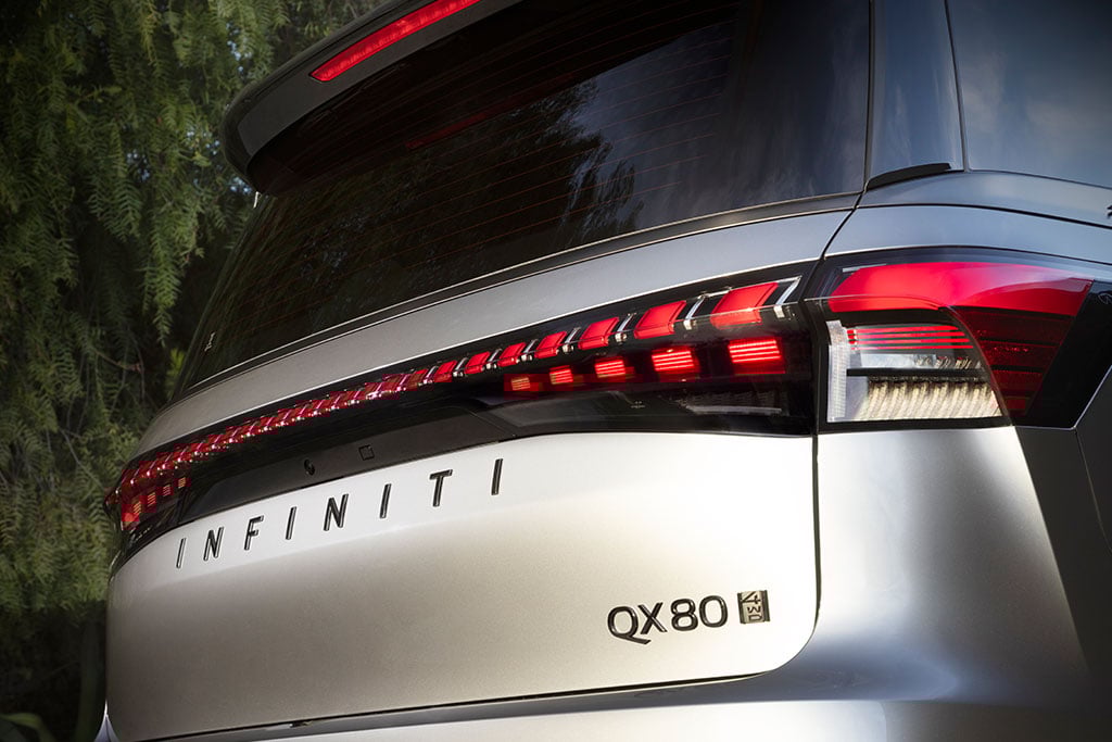 INFINITI QX80 rear quarter view