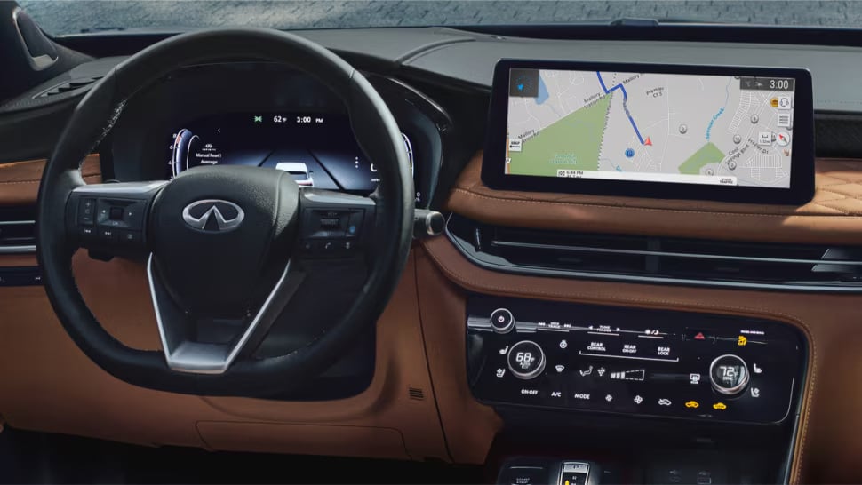 2024 QX60 front display