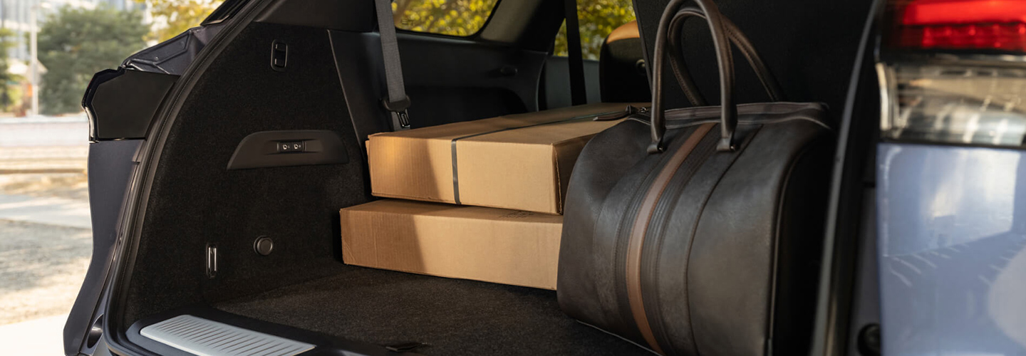 The 2025 QX60 cargo area