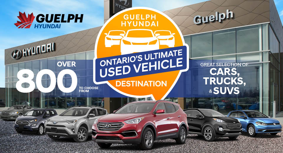 Guelph, ON Used, Guelph Hyundai sells and services new and used Hyundai vehicles in the greater