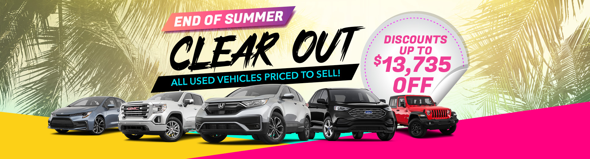 End Of Summer Clear Out @ Grande Prairie Chrysler Jeep Dodge